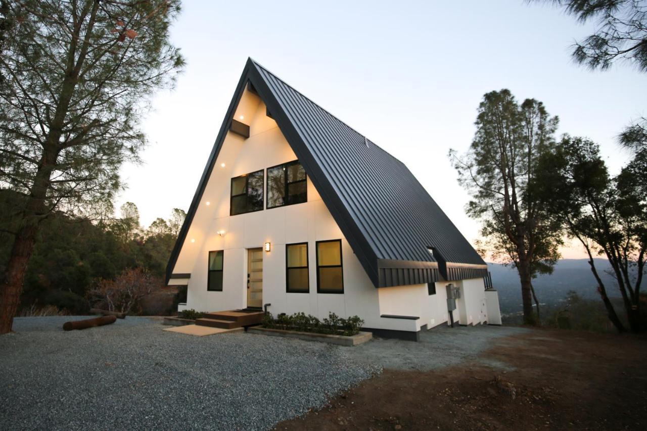 오크허스트 High End A-Frame - Hot Tub - Awesome Views - Yosemite - Electric Vehicle Friendly - Sleeps 10 빌라 외부 사진