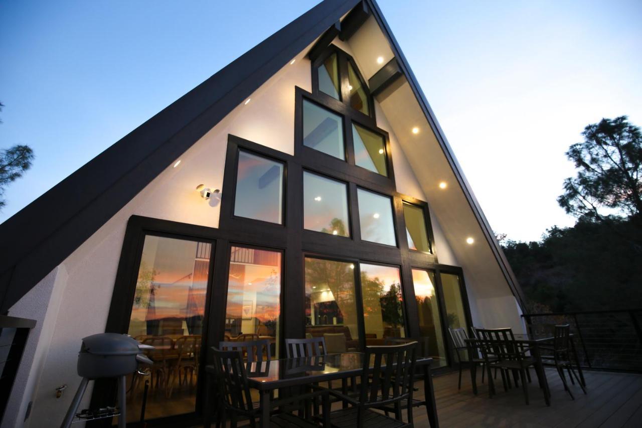 오크허스트 High End A-Frame - Hot Tub - Awesome Views - Yosemite - Electric Vehicle Friendly - Sleeps 10 빌라 외부 사진